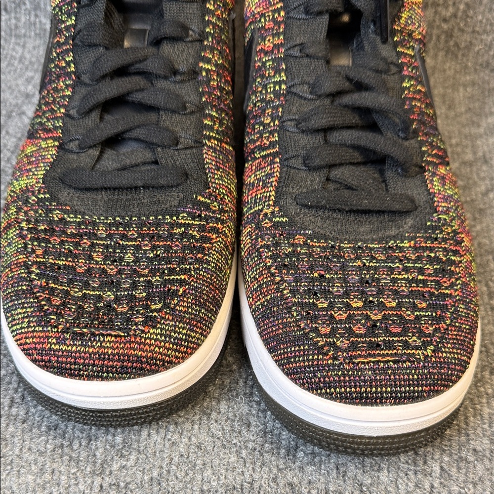 Nike Air Force 1 Ultra Flyknit Mid Multicolor Men's Size 10 US 817420-002 - Picture 9 of 11